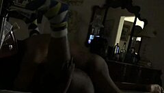 Hey, watch this bbw give sloppy sucking and get pounded hard! 😏