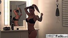 Busty Christy Mack and Capri Explore Tight Pussy and Ass Together