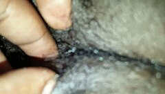 a pretty girl explores her pussy in secret