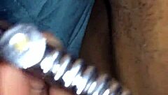 Bold shemale with transsexual cock uses toys intensely in hardcore session