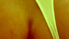 I'm riding my big white cock right now