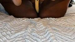 naej ae fingers herself to squirting orgasm in her room alone
