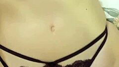 I'm eating my girlfriend in lingerie until she cums hard.