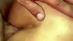 Emotional moans from woman in doggystyle pussy fucking with couple.