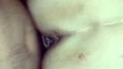 thick white girl bends over for big black cock doggystyle 😈