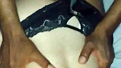 branquinha bunduda shows off holding that big ass until he cums