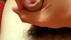 Intense gay handjob explodes with rich cum in bold session