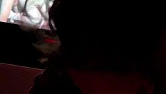 Point of view blowjob in a hotel bathroom with detailed oral action