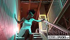 Jezebelle Bond Nude Teasing Masturbation In Lingerie For Camera