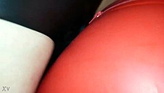 Wife Feels Intense Pleasure In Latex Suit During Doggystyle