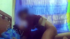 the unfaithful wife gets fucked and cum on her huge tits