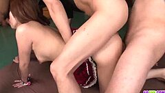 Miyu Aoi stars in flawless Asian anal sex scenes with double creampie action. Her Japanese charm shines through every intense moment.
