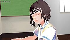 toyota nono anime girl introduces with panty flash