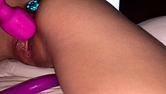 hot care gave her first anal plug