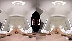 want to taste her shaved pussy in virtual taboo pov?