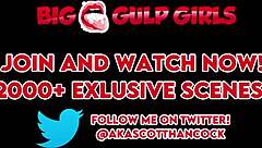 Young beauty Alexis Blaze gently sucks big friend's cock 😍