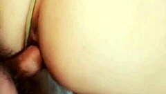 pov doggy style banging with cum shot on her body