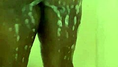 Shower time just got hotter with this ebony babe!