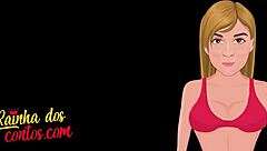 Fucking the maid's daughter in erotic tale