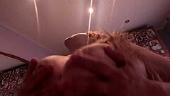 Riding big tits with oral fun in mouth