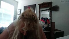 Blonde Babe SUCKS THIS Dick Hard