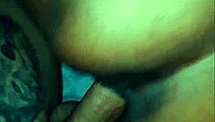 Amateur Indian couple engages in intense pussy fucking and ass play.