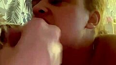 an amateur couple shares an intimate blowjob moment together