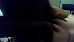 Mature babe gives titty fuck massage