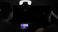 Hey, did you see that hot cop at Halloween sucking him dry till he burst?