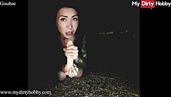 Yo, watch Ginabae deepthroat like a pro on cam! 😜