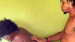 lady in red craves hard fucking with shaved pussy and horny muff diving