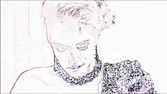 Liz Ashley is warming up and getting some relief with her striptease.