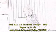 Liz Ashley is warming up and getting some relief with her striptease.