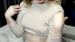 Blonde Teen Teases in Fun and Playful Ways