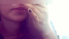 She convinces me to join her in the truck outdoors