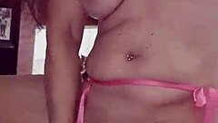 Velvet Rain, that horny milf, masturbates and squirts multiple orgasms in this amateur scene.