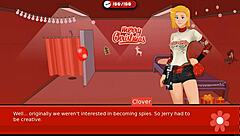 totally spies paprika trainer part 26: hot redhead spy gives thighjob to moaning blonde.