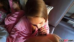 teen girls getting fucked hard in wild session 😈