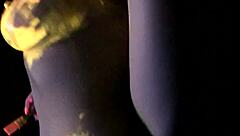 busty natasha nice films a fun black light video