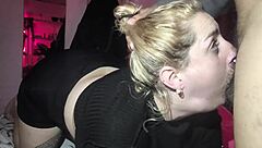 My neighbor and I shared a quiet moment in the living room