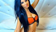 hot girl looking sexy in this video