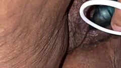 Exploring intimate areas with gentle touch