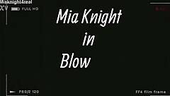 Mia Knight Gives Head While Titty Twisting Her Big Tits