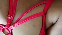 Latina plays with her pussy and vibrator