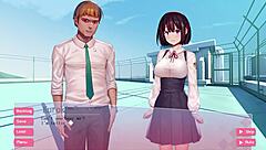 Raw Hgame Schoolgirl Sucks Cock in Wild Blowjob Scene