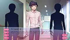 Raw Hgame Schoolgirl Sucks Cock in Wild Blowjob Scene