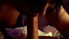 Wife gives insane POV blowjob, taking it deep down her throat. Wow, can she suck like a pro!