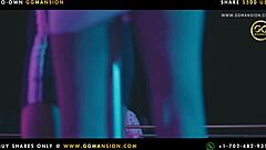 brunette shows off her big ass in usa lingerie