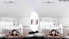 virtual home lesson with two dicks on shaved pussy