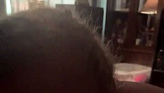 friend sucks my fat cock in interracial blowjob